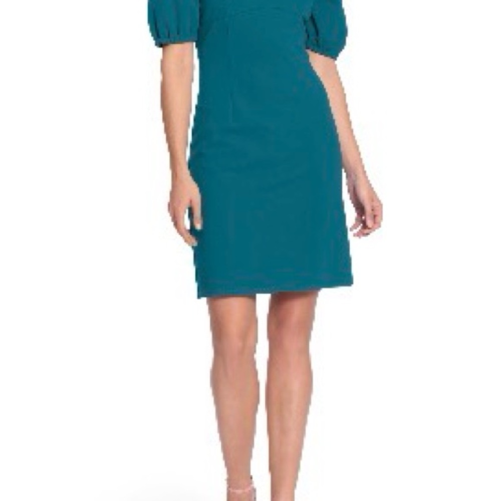 Donna Morgan Teal Mini Dress
